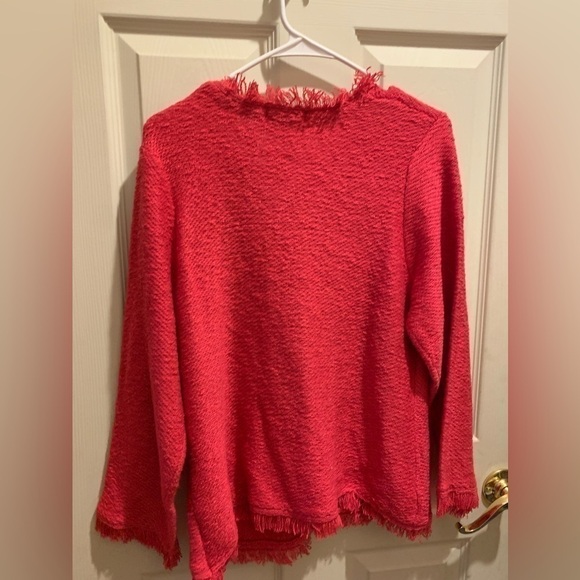 Kim Rogers hot pink open cardigan size medium NWT - Picture 5 of 5